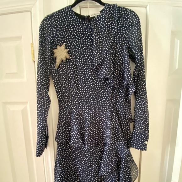ANDREEVA FALL'17 Dreams Dress with silver Star brooch - Picture 8 of 9